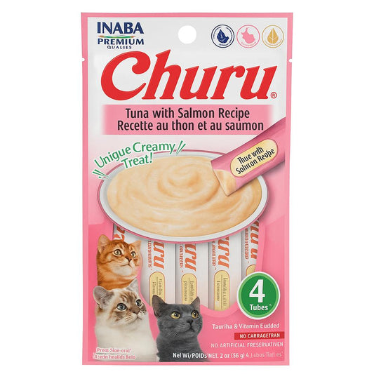 Churu Alimento Premium Pouche Salmon 4Pzas 