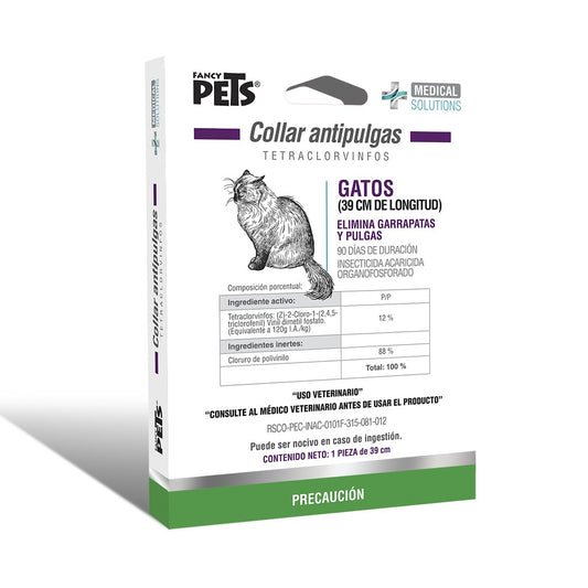 FANCY PETS - Collar Antipulgas Para Gato Medical Solutions