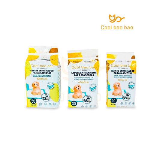 COOL BAO BAO - Tapete Entrenador Para Perro 50 Pzas
