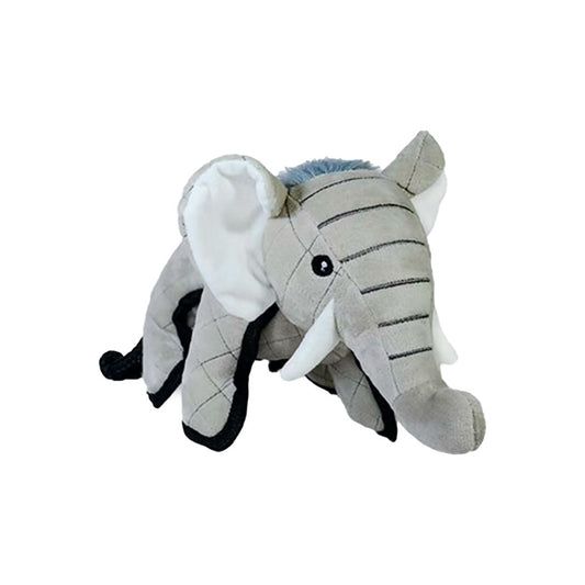 D-PELUCHE - Peluche con Forma de Elefante Para Perro 30 Cm