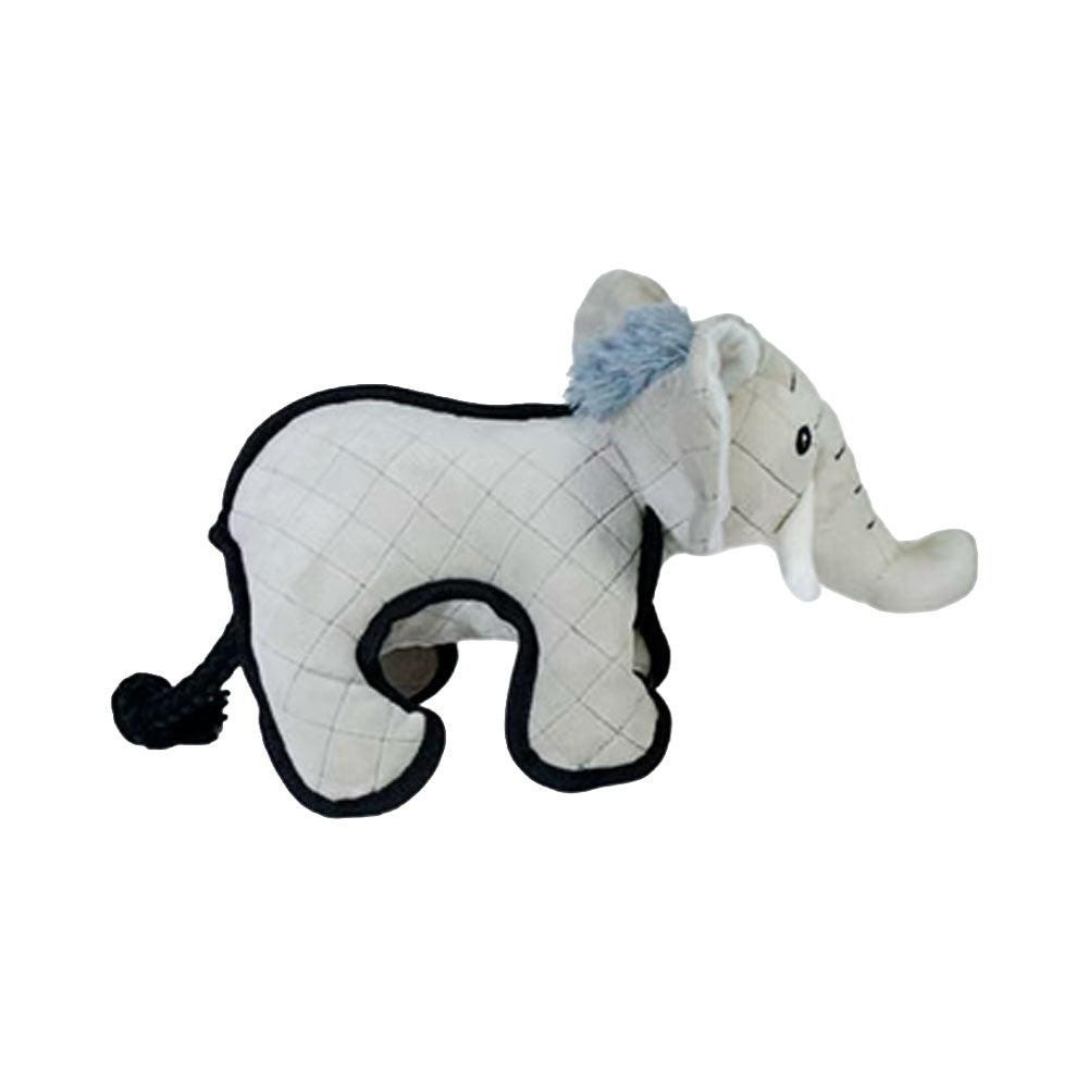D-PELUCHE - Peluche con Forma de Elefante Para Perro 30 Cm
