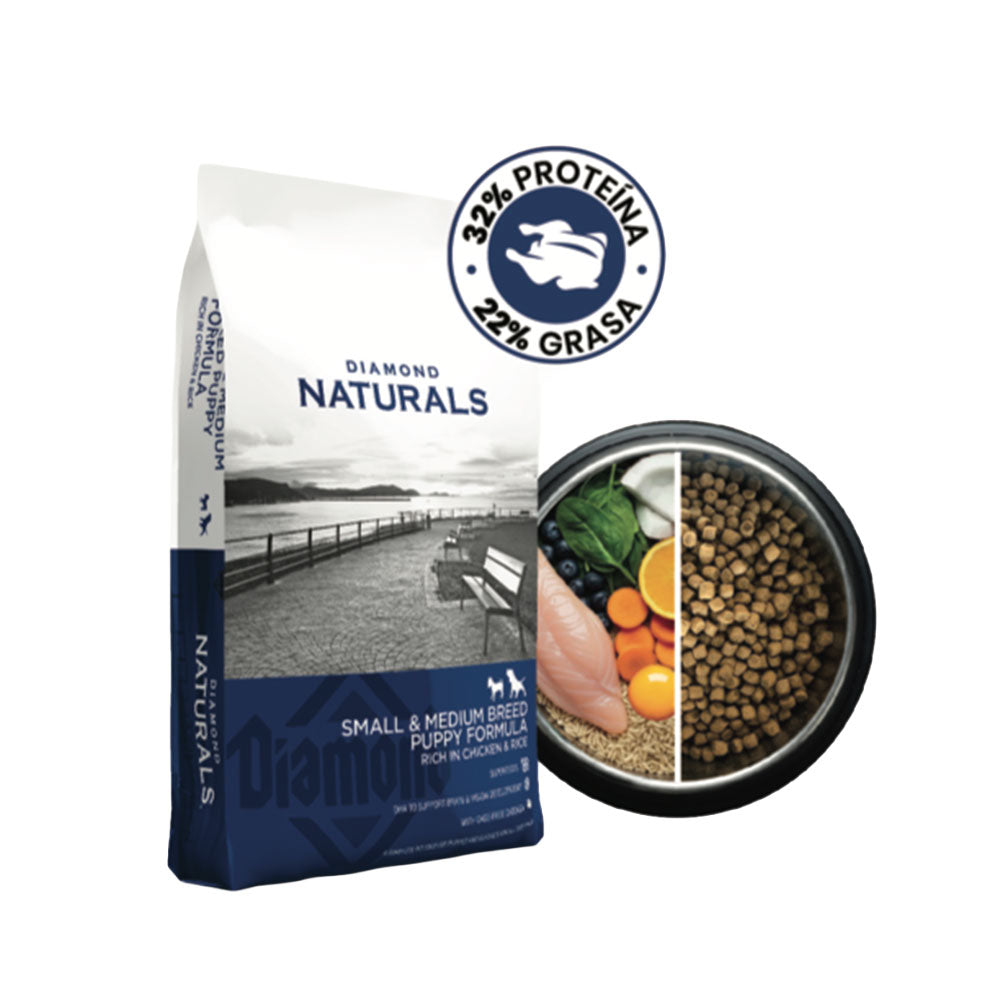 DIAMOND NATURAL - Alimento Seco Para Cachorro Raza Peq. Pollo 2.72 Kg