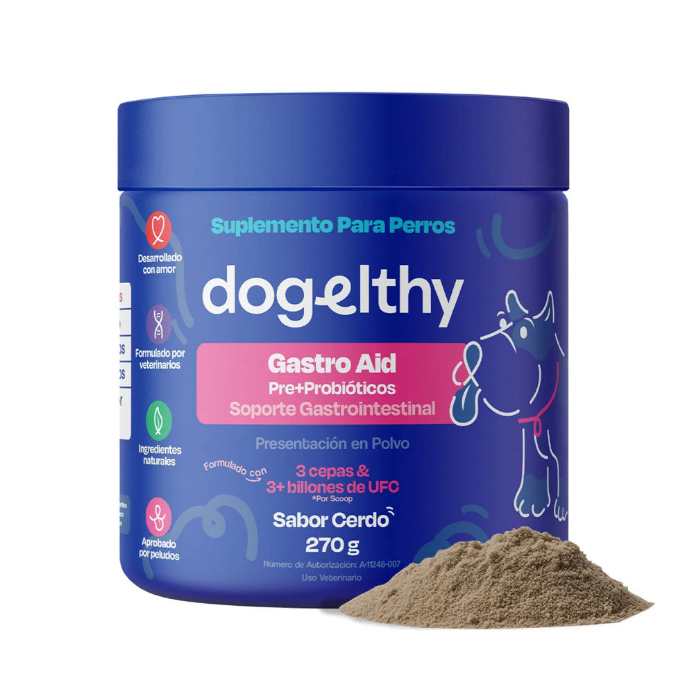 DOGELTHY - Suplemento Gastrointestinal Para Perro Sabor Cerdo Gastro Aid 270 g