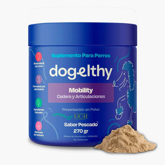DOGELTHY - Suplemento Movilidad Para Perro Adulto Sabor Pescado 270 g