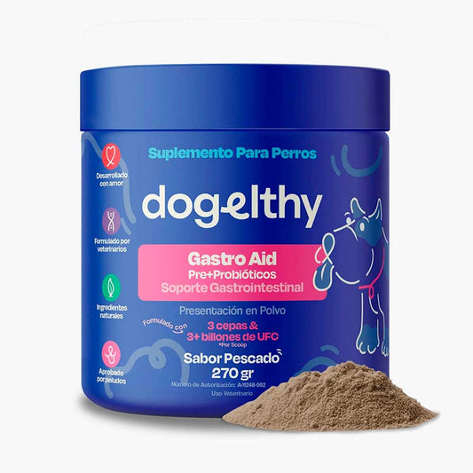 DOGELTHY - Suplemento Para Perro Adulto Soporte Gastrointestinal Sabor Pescado 270 g