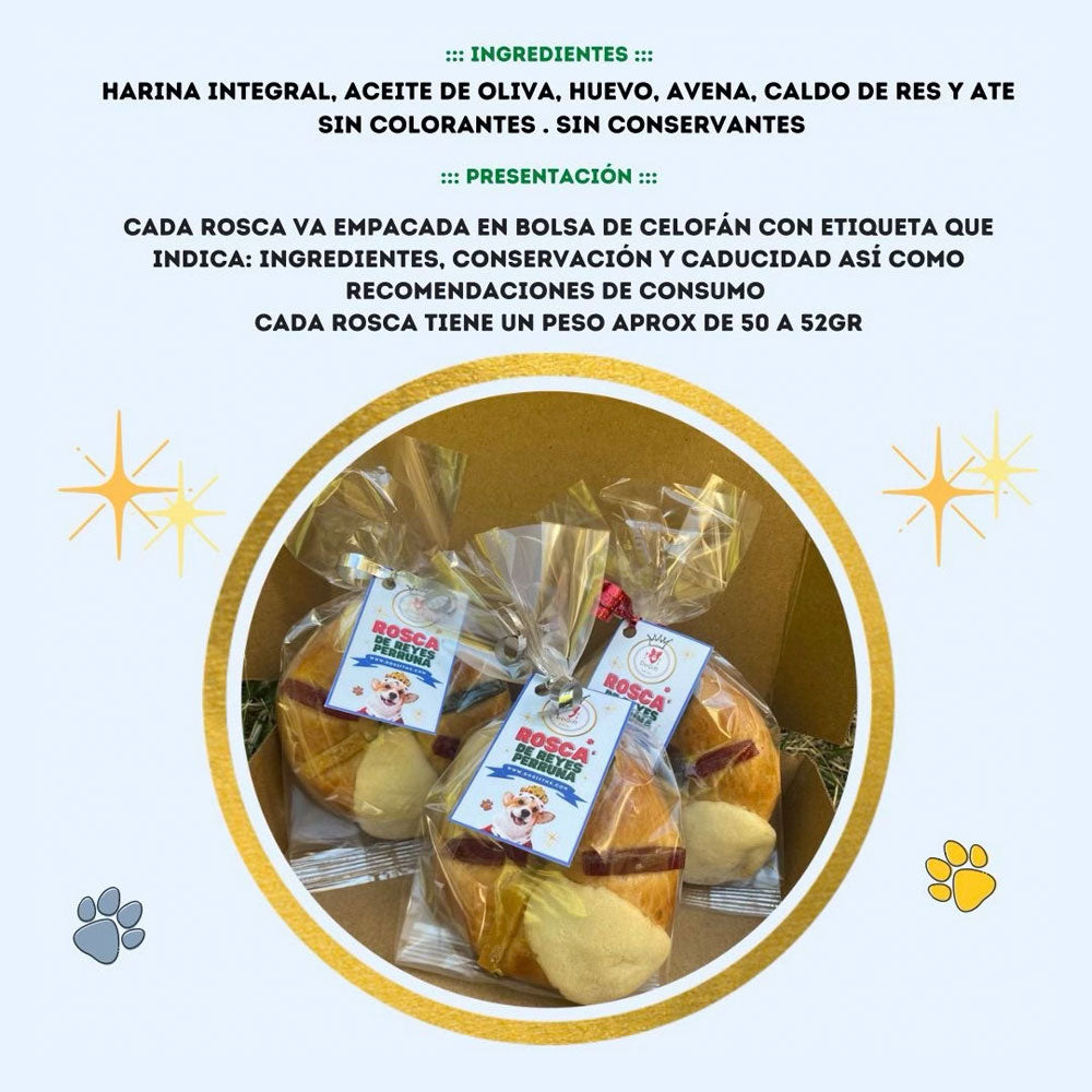 DOGFIT - Rosca De Reyes Para Perro 65 g