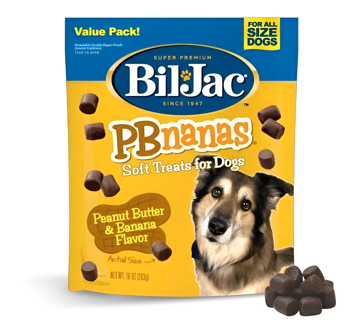 BILJAC - Premios Para Perro Cacahuate Y Platano 113 G