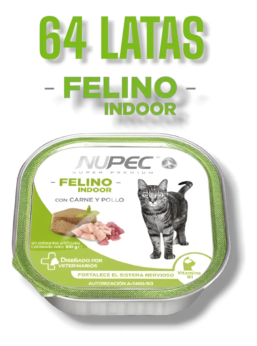 NUPEC - Alimento Húmedo En Lata Para Gato Adulto Hairball 1.5 K