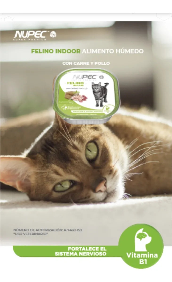 NUPEC - Alimento Húmedo En Lata Para Gato Adulto Hairball 1.5 K