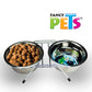 FANCY PETS - Comedero Doble Para Mascotas 950 ml