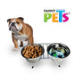 FANCY PETS - Comedero Doble Para Mascotas 950 ml