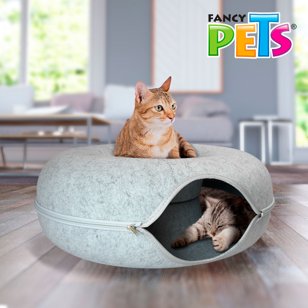 FANCY PETS - Cueva de Dona Gris Perla Para Gato Ch