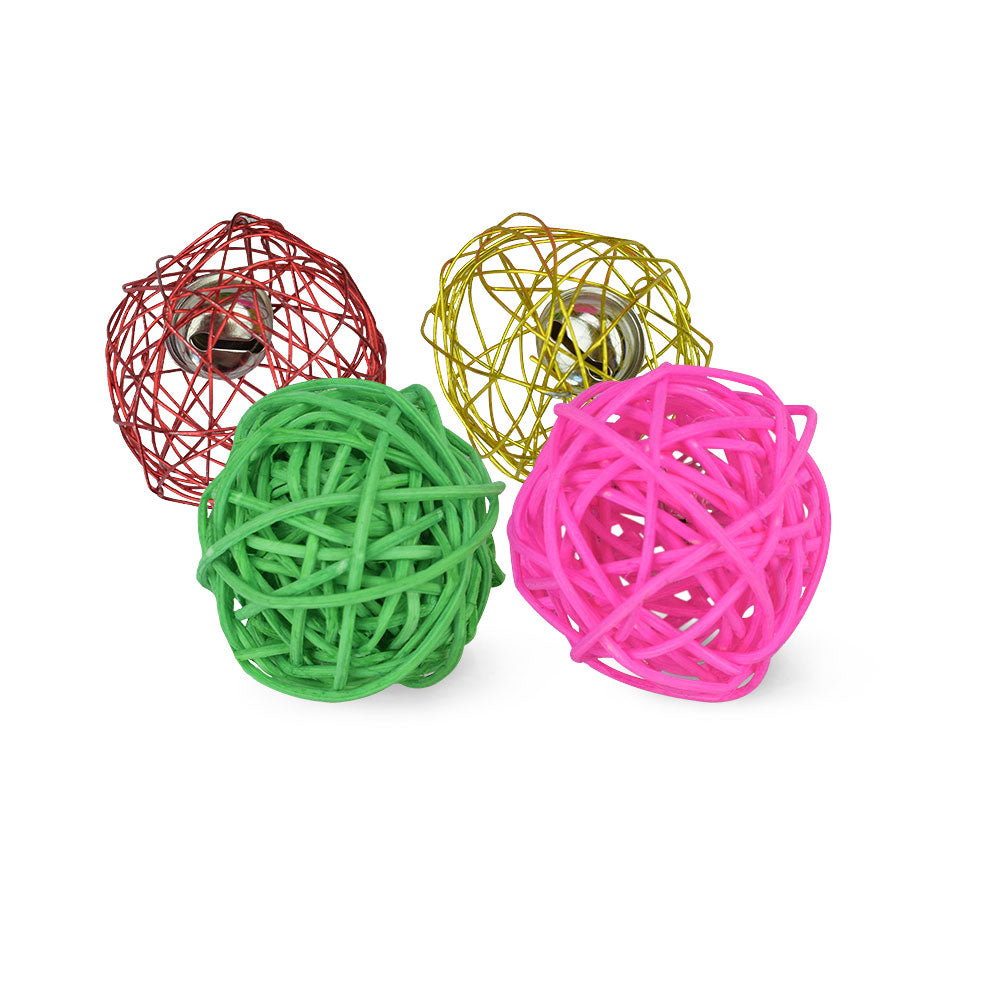 FANCY PETS - Juguete Bola Sound Para Gato 4 Pzas