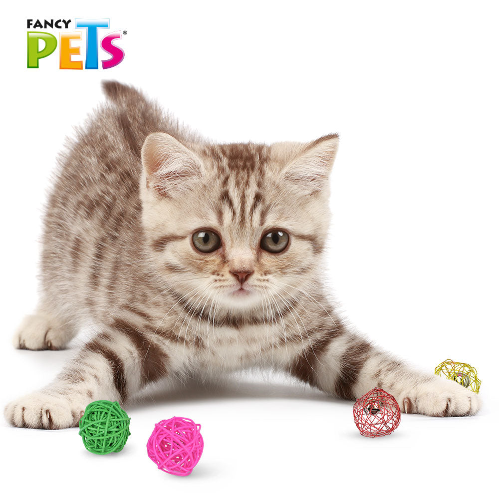 FANCY PETS - Juguete Bola Sound Para Gato 4 Pzas