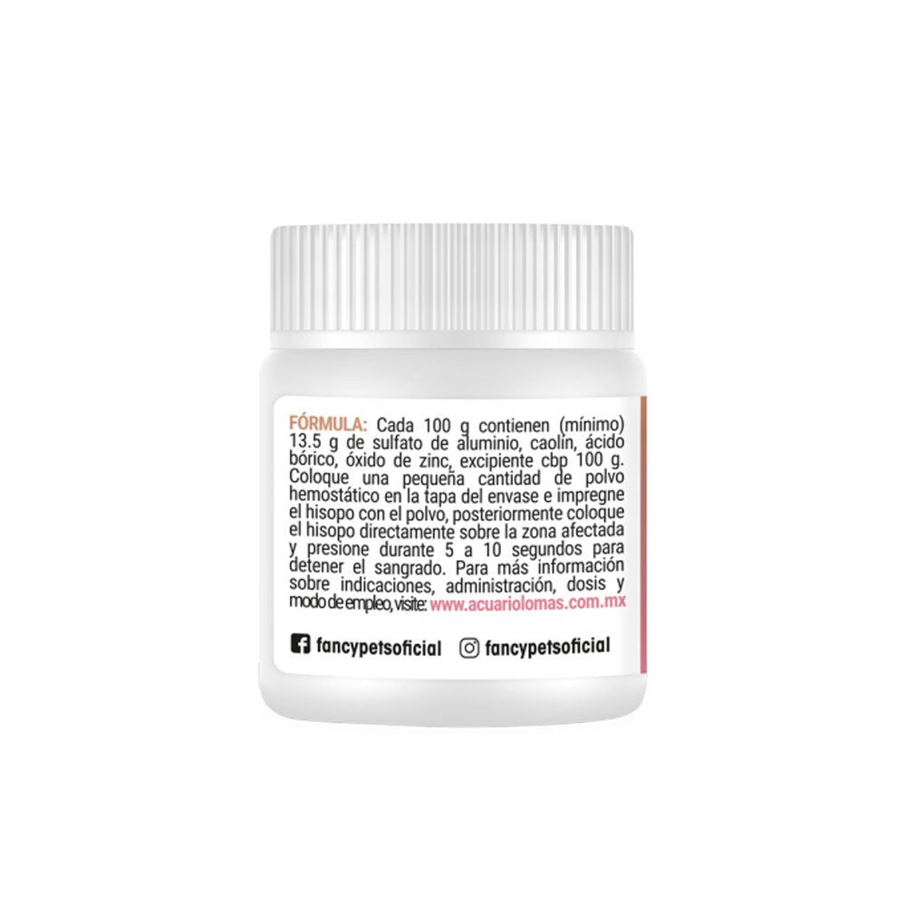 FANCY PETS - Polvo Hemostático Para Perros, Gatos y Pequeños Mamíferos y Aves 14 g