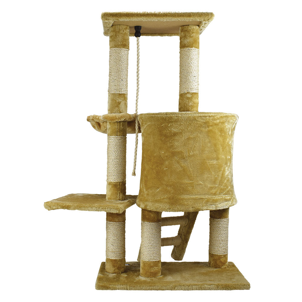 FANCY PETS - Rascador Con Escalera y Hamaca Para Gatos