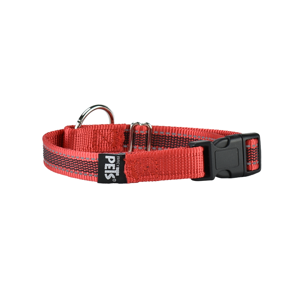 FANCY PETS - Collar Reflejante Rojo Para Perro Med