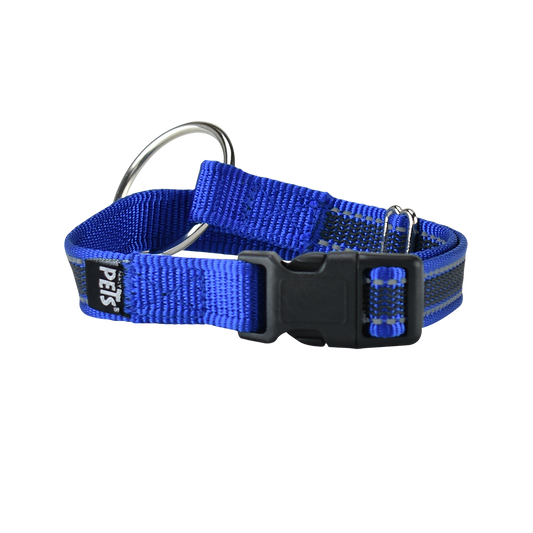 FANCY PETS - Collar Reflejante Azul Para Perro Med