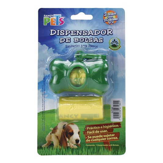 FANCY PETS - Dispensador De Bolsas Para Heces De Perro