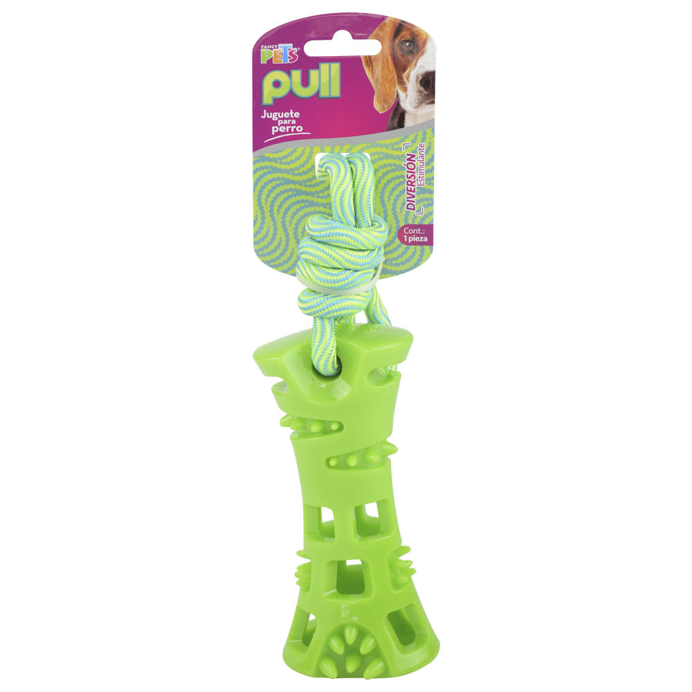 FANCY PETS - Juguete Para Perro Hueso Con Cuerda Pull
