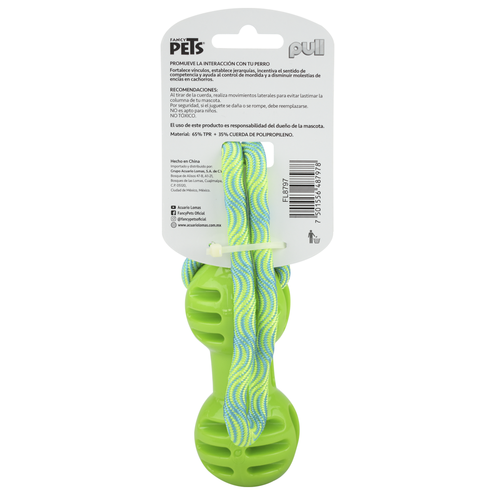 FANCY PETS - Juguete Para Perro Pesa Con Cuerda Pull