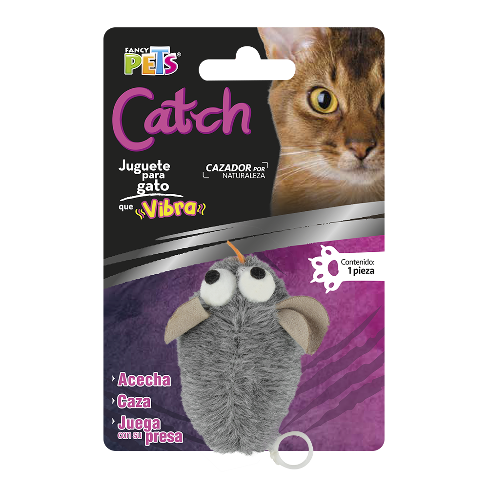 FANCY PETS - Juguete Ratoncito Vibro Catch Para Gato