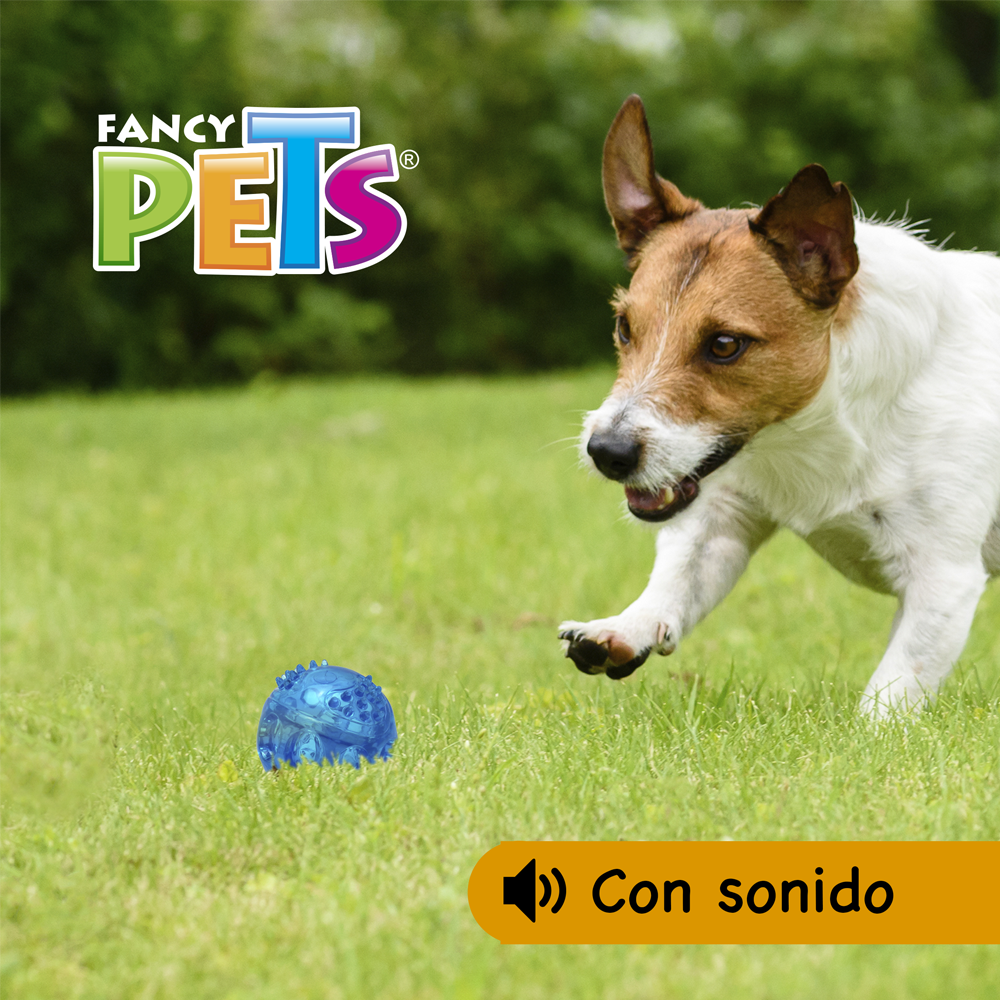 FANCY PETS - Pelota Para Perro Flexible Con Sonido Gde