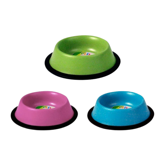 FANCY PETS -  Plato De Comida Para Mascotas Varios Colores 8 Oz