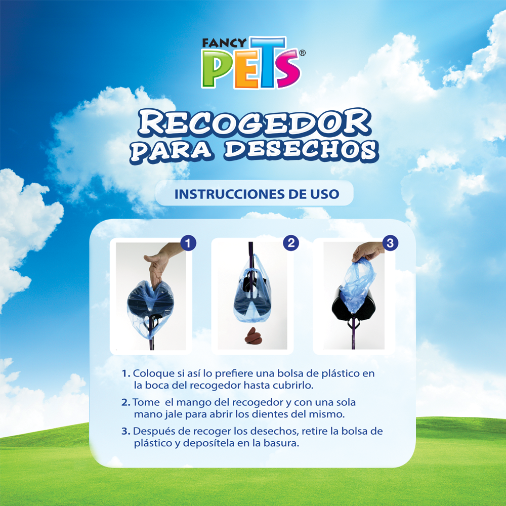 FANCY PETS - Recogedor Mini Para Heces De Perro