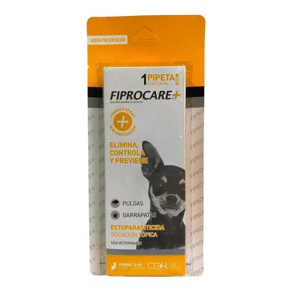 FIPROCARE - Pipeta Antipulgas Para Perro Chico 1 Pza