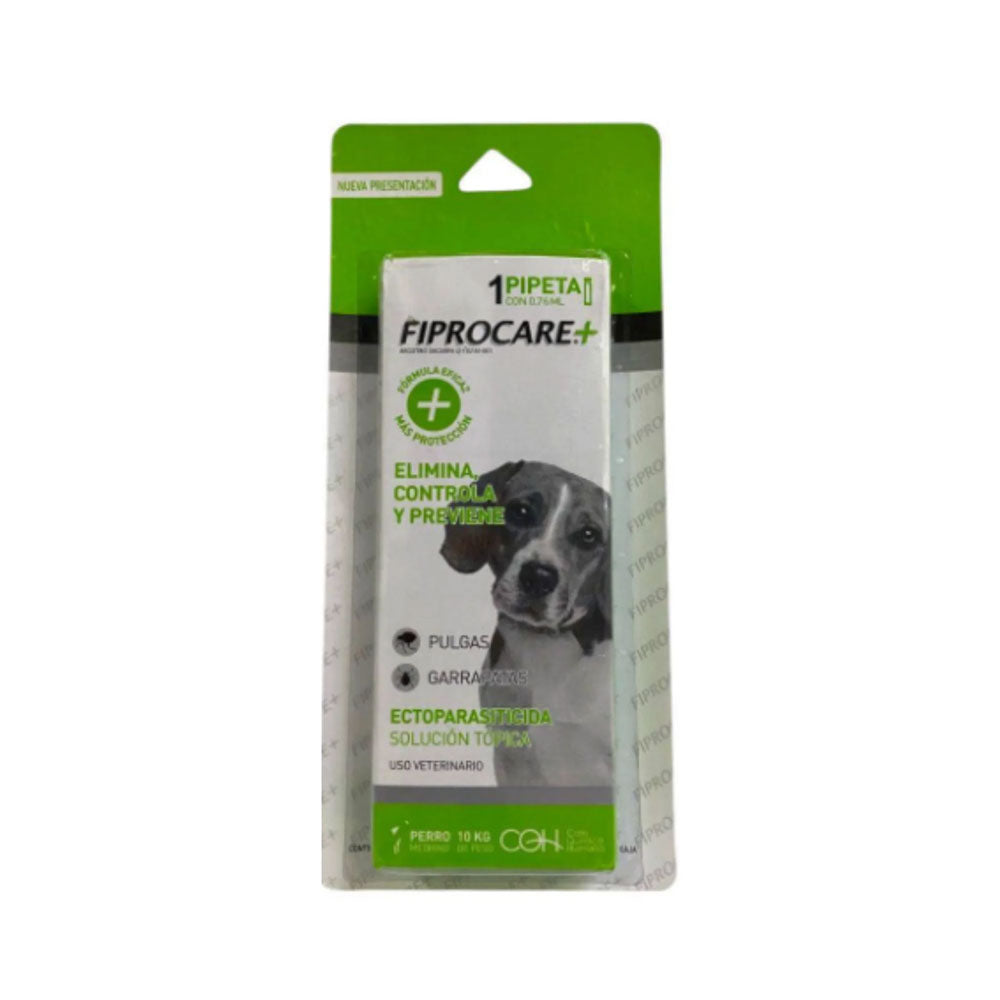FIPROCARE - Pipeta Antipulgas Para Perro Med 1 Pza