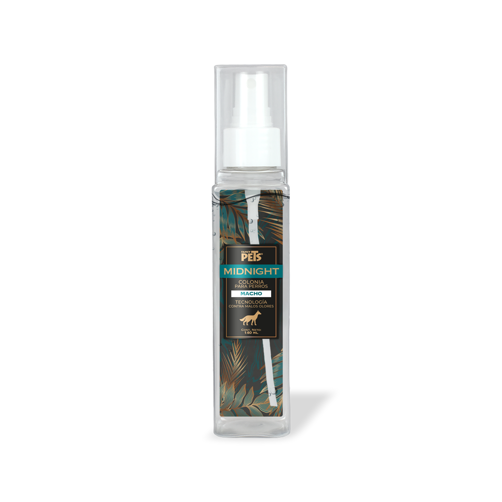 FANCY PETS - Colonia Premium P/ Perro Macho Midnight 140 Ml Spray Estetica Chico