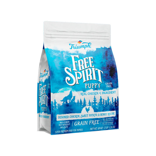 FREE SPIRIT - Alimento Para Cachorro Sabor Pollo, Camote y Frutos 1.36 Kg