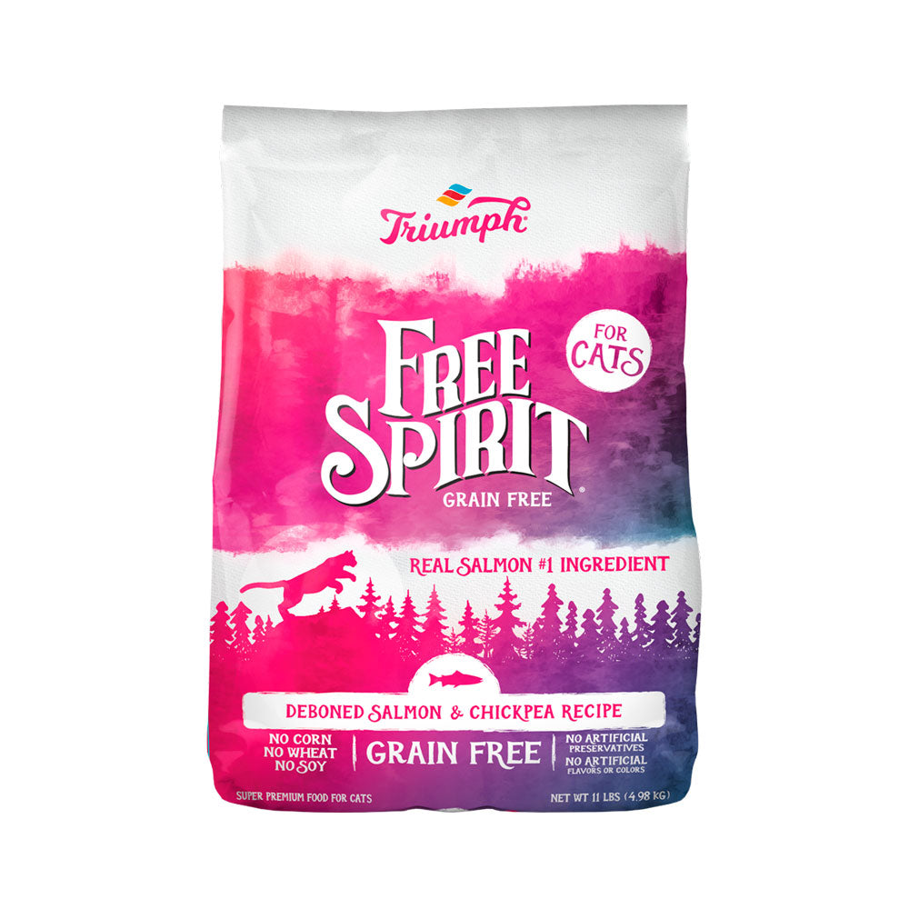 FREE SPIRIT - Alimento Para Gato Sabor Salmón y Garbanzos 4.98 Kg