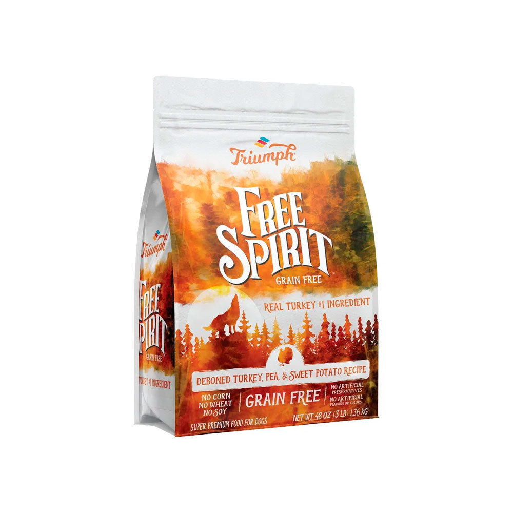 FREE SPIRIT - Alimento Para Perro Sabor Pavo y Camote 1.36 Kg