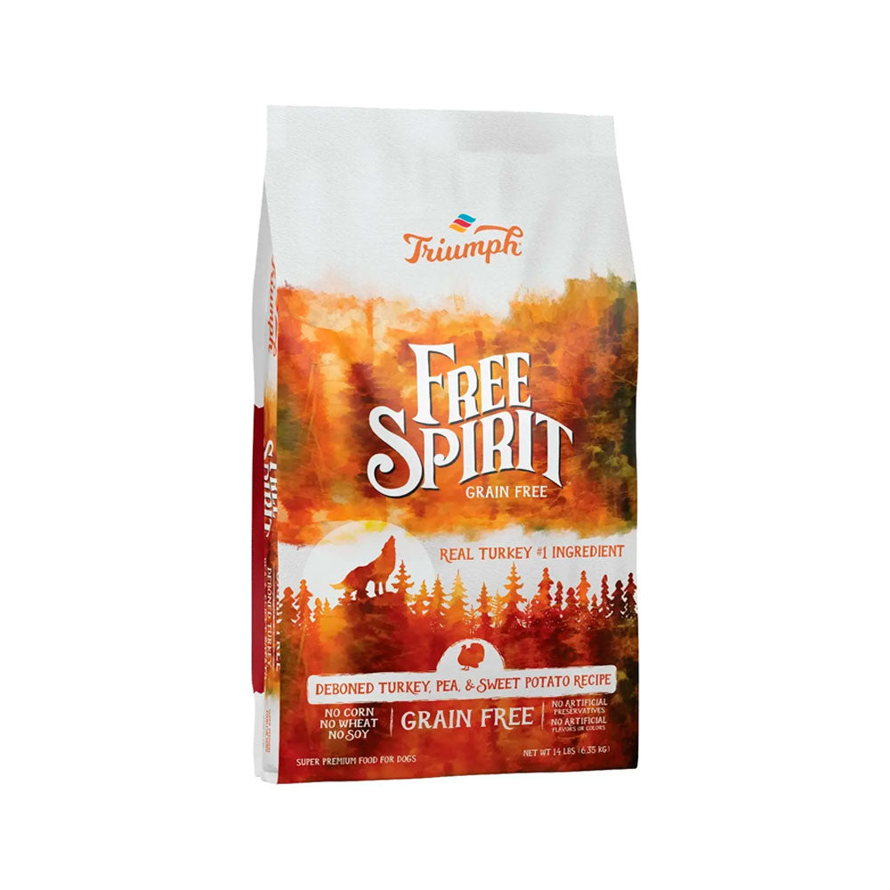FREE SPIRIT - Alimento Para Perro Sabor Pavo y Camote 6.36 Kg