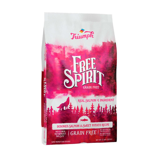 FREE SPIRIT - Alimento Para Perro Sabor Salmón y Camote 5.9 Kg