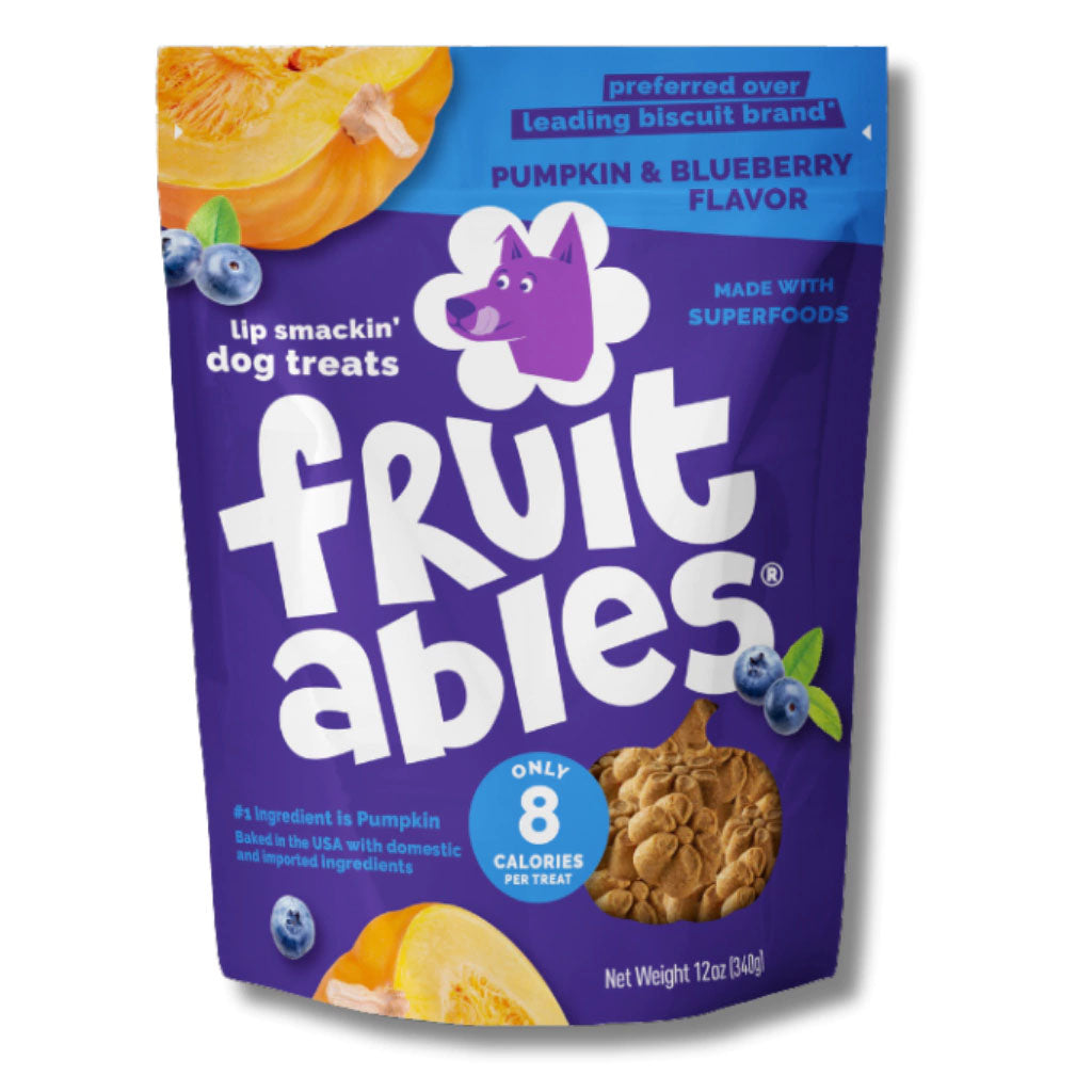 FRUITABLES - Premios Para Perro Sabor Calabaza y Mora Azul 198 g
