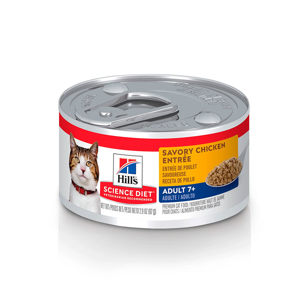 HILL'S SCIENCE DIET - Alimento Húmedo En Lata Para Gato Senior Sabor Pavo 80 g
