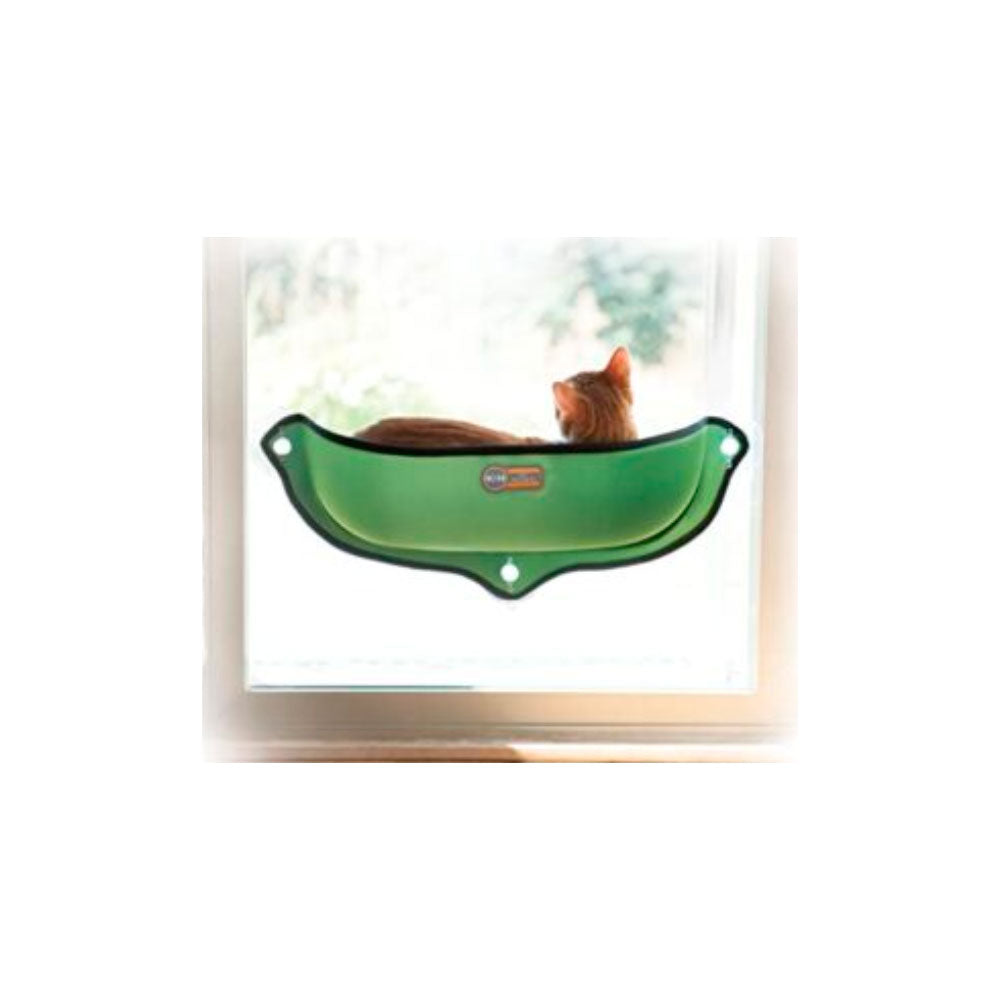 KAYTEE - Cama Para Gato En Ventana Color Verde 69X28 cm
