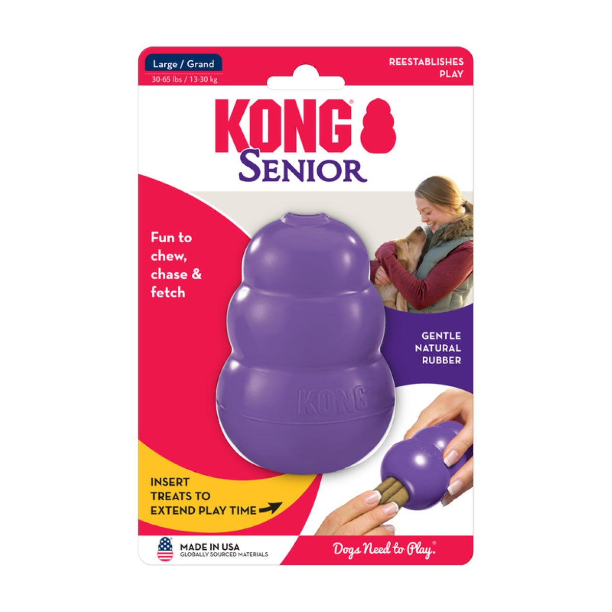 KONG - Juguete Para Perro Senior Grande