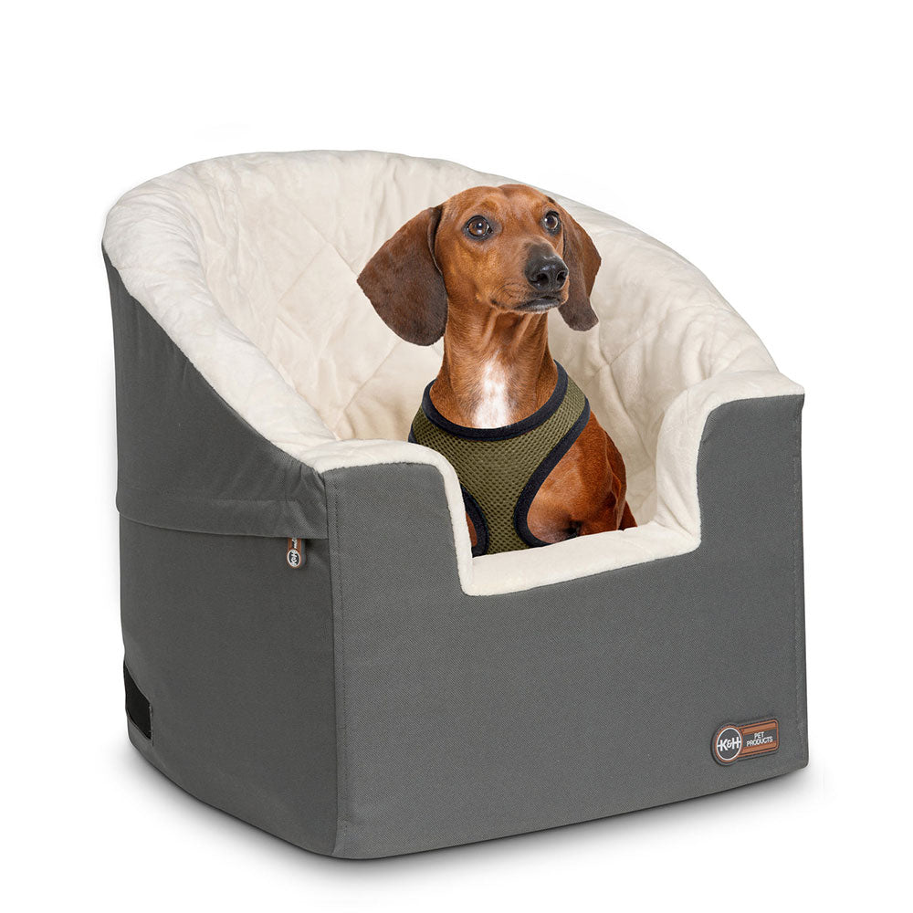 K&H - Cama Asiento Gris Para Perro 56x11x36 Cm