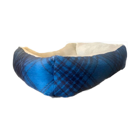 K&H - Cama Para Perro Cozy Azul Plata 64X51 Cm