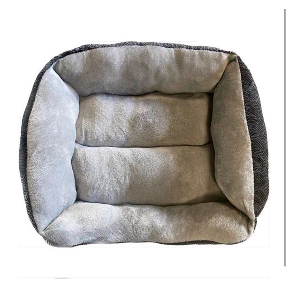 K&H - Cama Para Perro Cozy Color Negro Con Gris 64X51 Cm