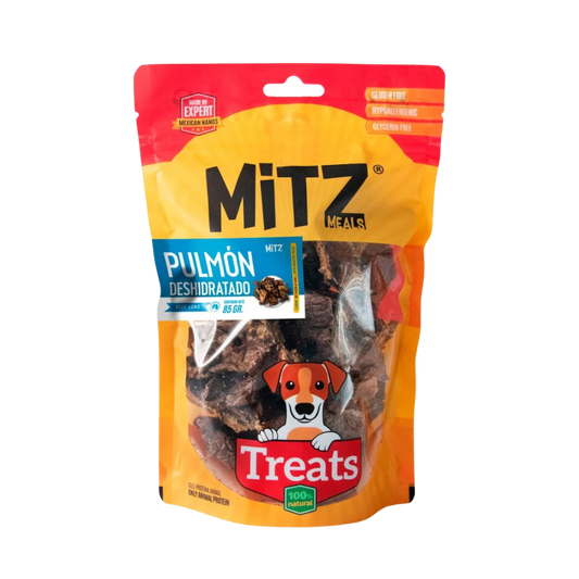 MITZ MEALS - Premios Para Perro Pulmón Deshidratado 60 g