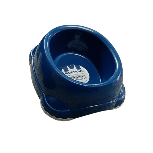 Four Paws Accesorio Comida Plato Plastico Smarty Bowl Md Azul 735 Ml 