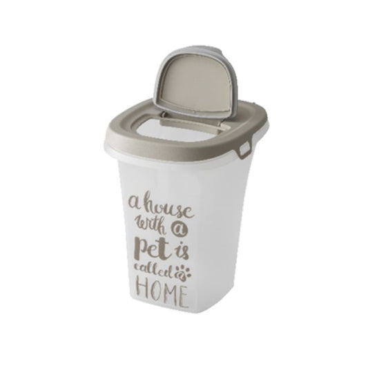MODERNA - Contenedor de Alimento Para Perro Negro Gris 6 L / 4 Kg