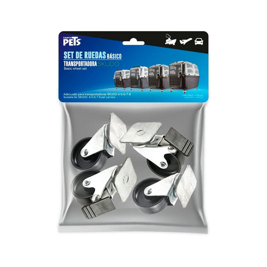 MPS - Set de Ruedas Básico Para Transportadora Skudo 4, 5, 6, 7 y 8