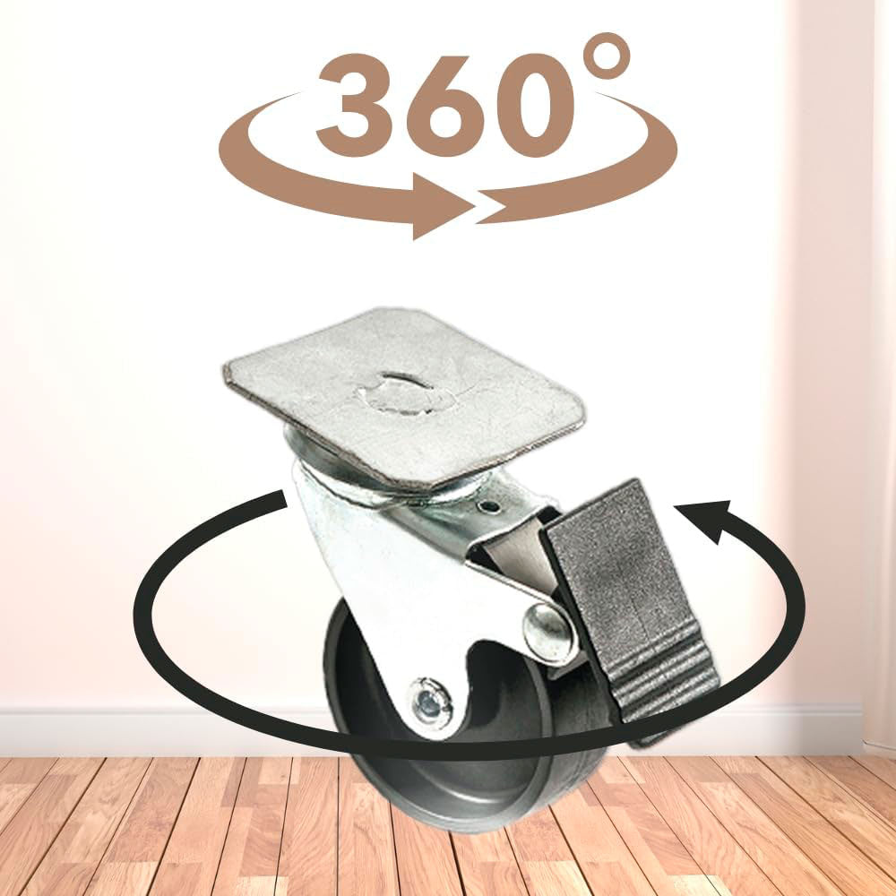 MPS - Set de Ruedas Básico Para Transportadora Skudo 4, 5, 6, 7 y 8