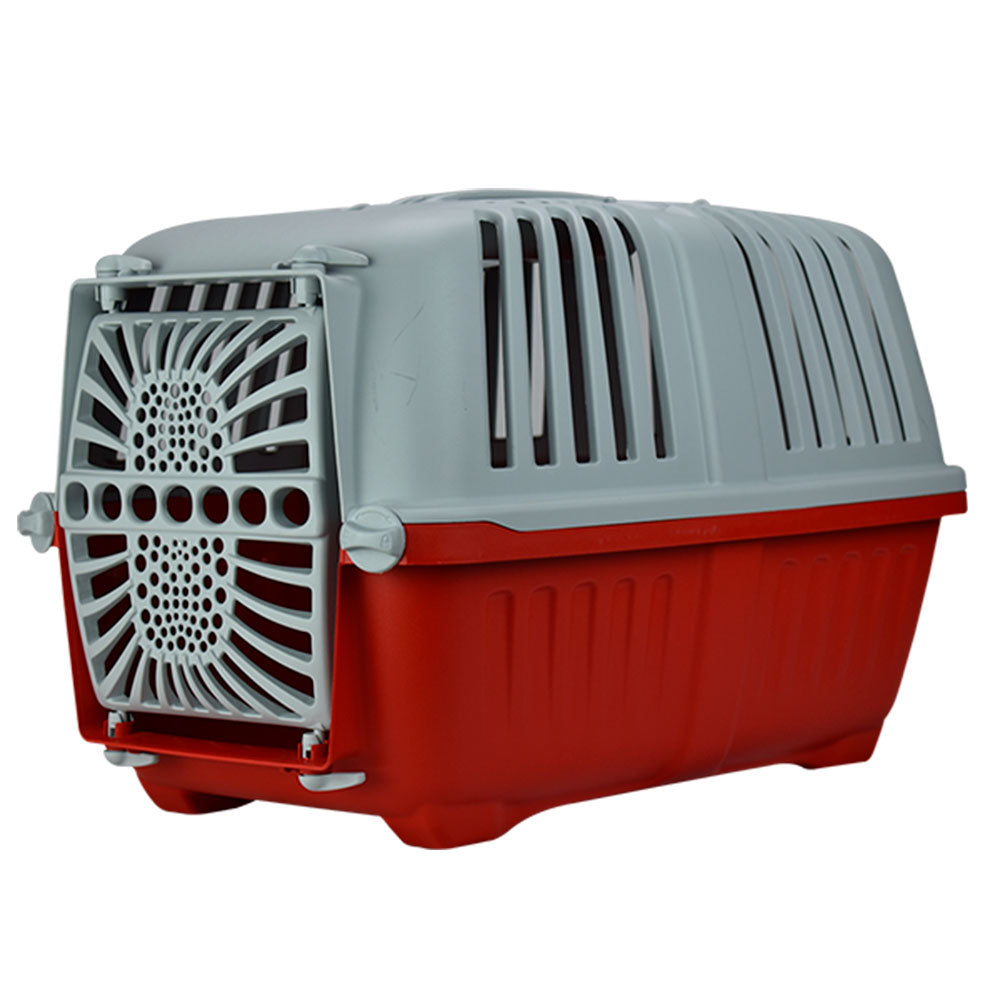 MPS - Transportadora Pratiko 1 Con Puerta Plastico Para Mascotas (48x31.5x31)